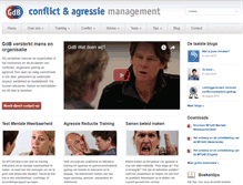 Tablet Screenshot of conflictenagressie.nl